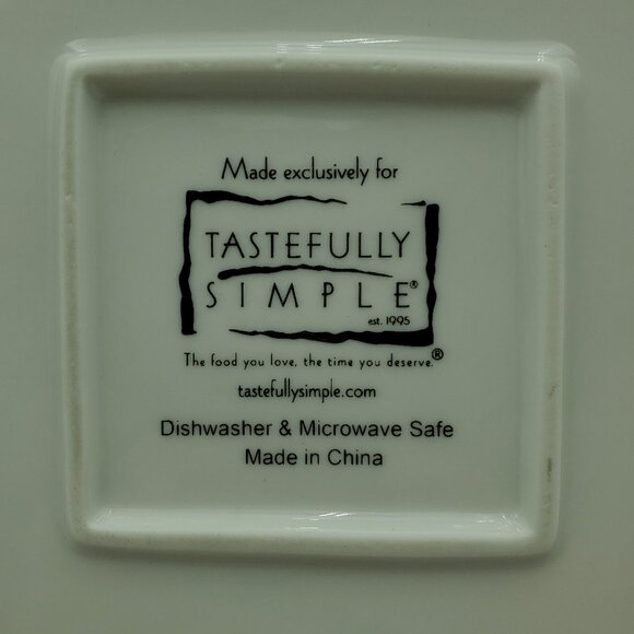 Tastefully Simple Dessert Plates Appetizer Trays Rust Colored 6" Snack Plates - Picture 6 of 6